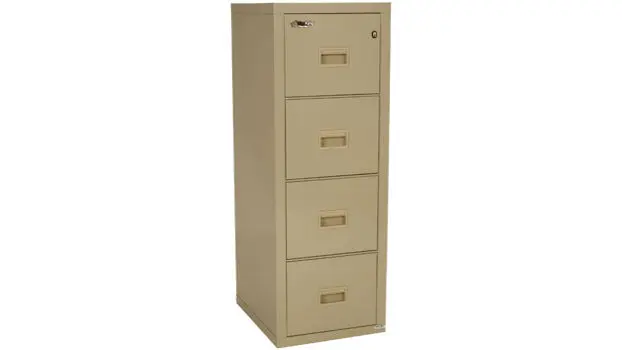 Fire Resistant File Cabinet 4-Drawer Letter Size by FireKing