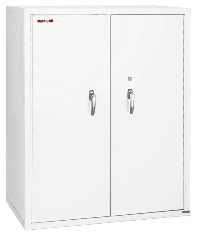 FireKing 1 Hour Fire Resistant Storage Cabinet, 3-Shelf, Parchment, 19 1/4"D, Inside Delivery