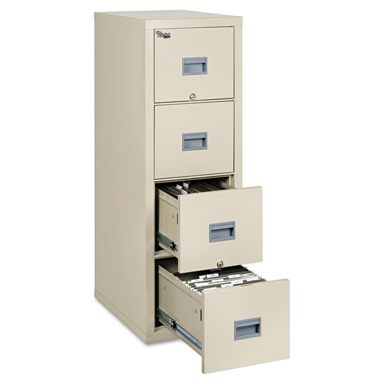 4 Drawer Letter and Legal Size Fireproof File by FireKing