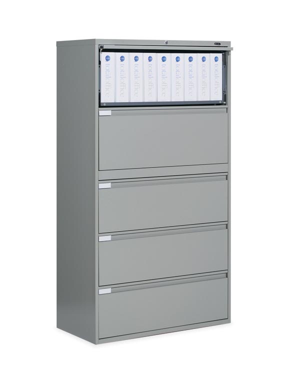 36in W Five Drawer Lateral File by Global