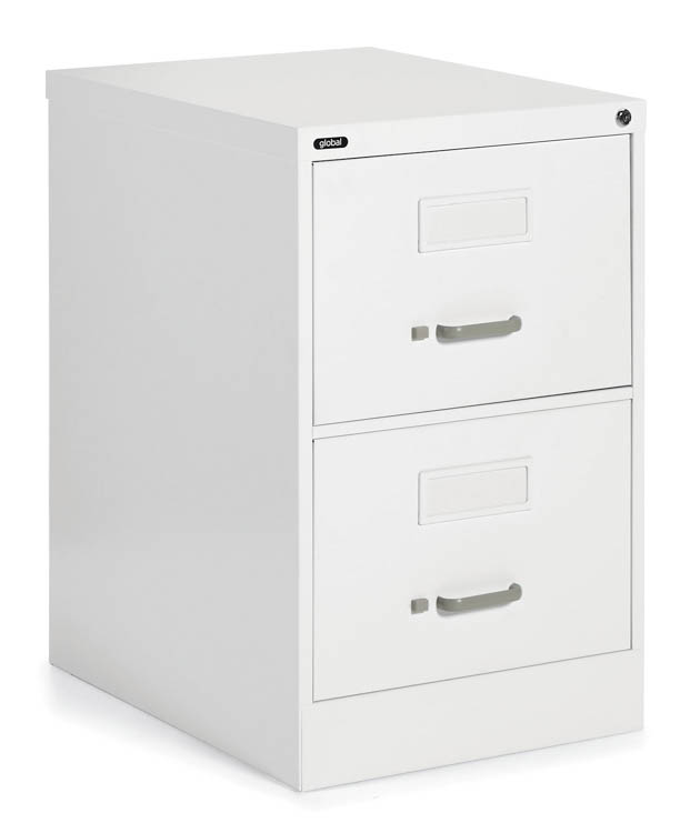 2 Drawer Legal Size Vertical File - 25in D by Global