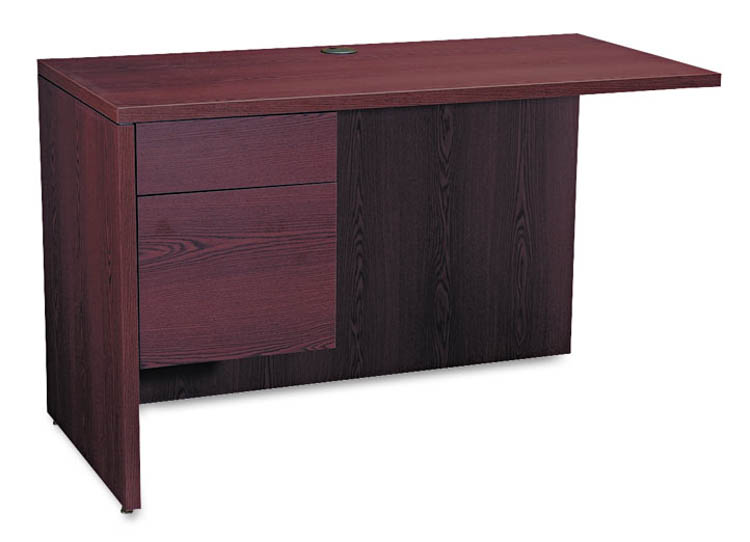 48"W x 24"D Workstation Return, 3/4 Height Left Pedestal by HON