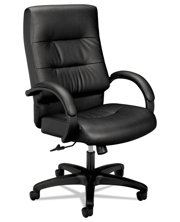 Executive High-Back Leather Chair by HON