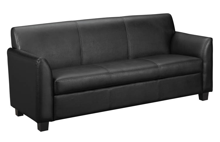 Leather Reception Three-Cushion Sofa by HON