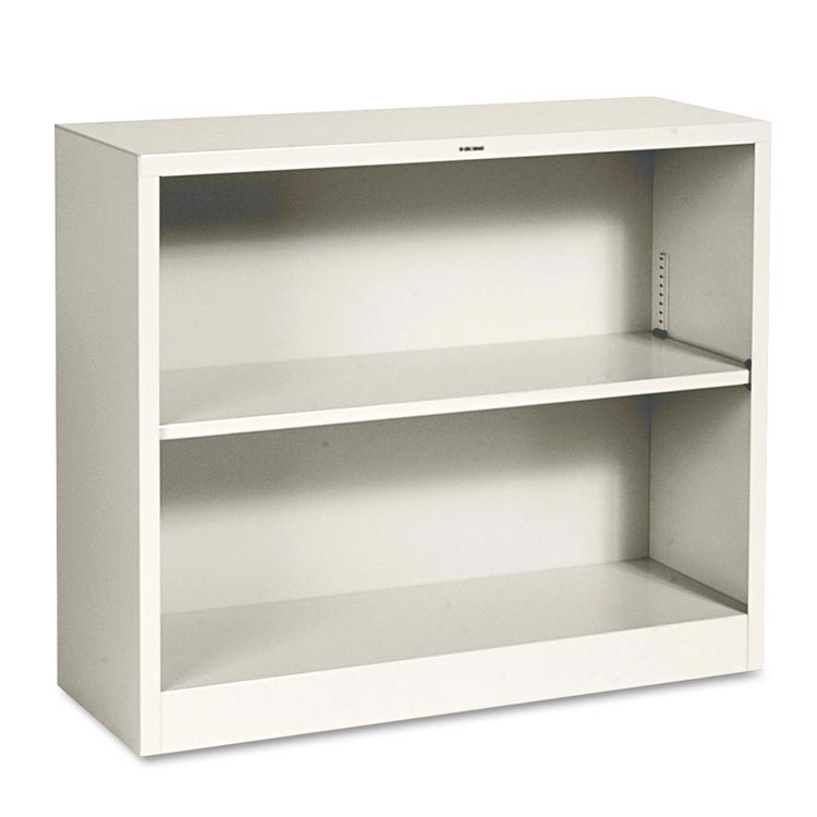 34-1/2"W x 12-5/8"D x 29"H Two-Shelf Metal Bookcase by HON