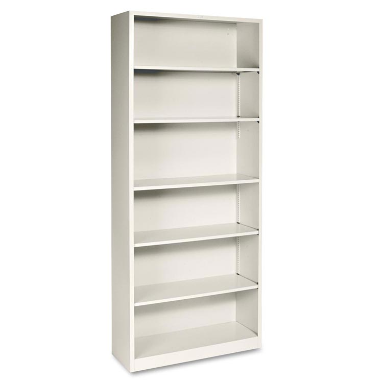 34-1/2"W x 12-5/8"D x 81-1/8"H Six-Shelf Metal Bookcase by HON