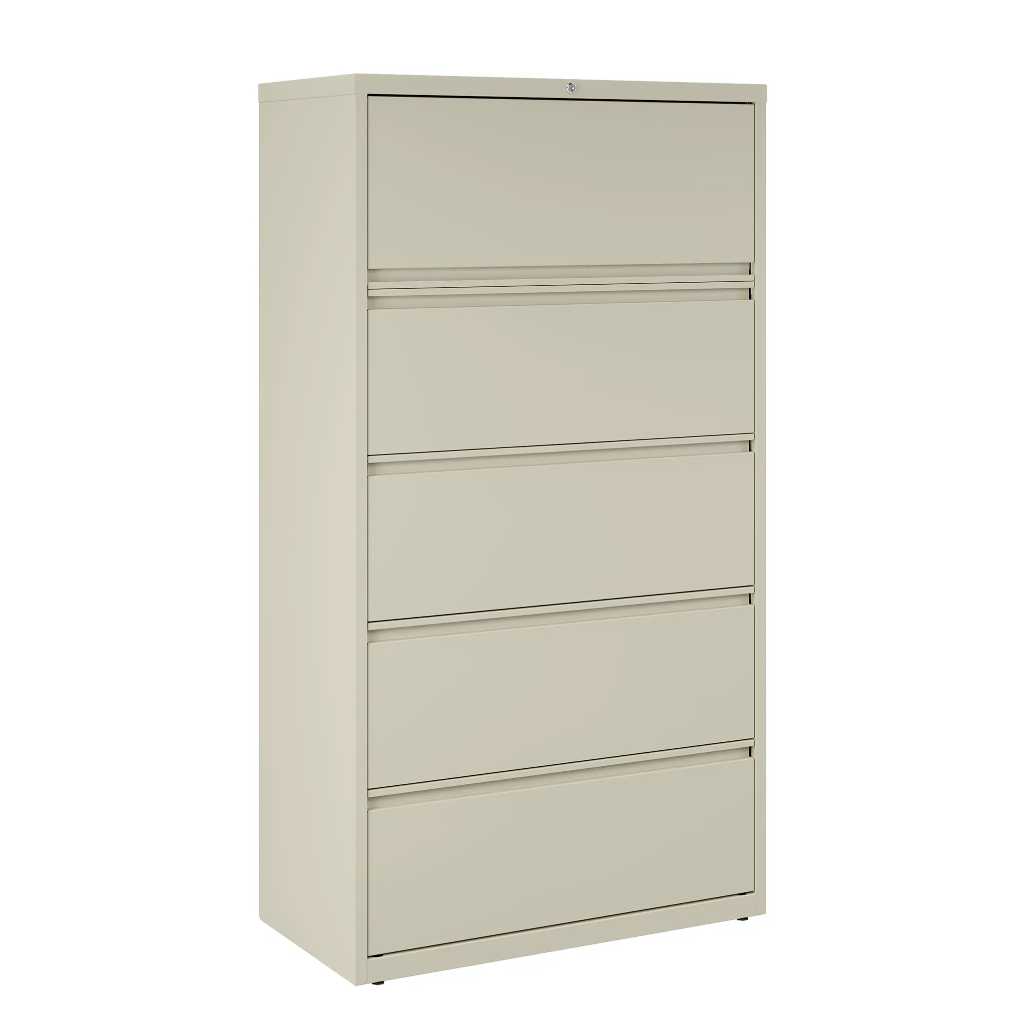 Lateral File Cabinet 36in W Five Drawer by Hirsh Industries