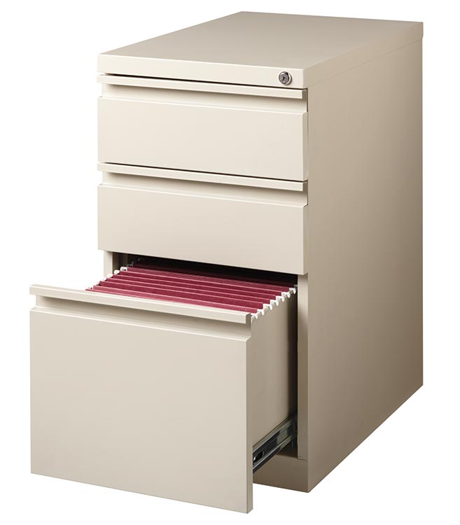 3 Drawer Mobile Pedestal - 23"D by Hirsh Industries