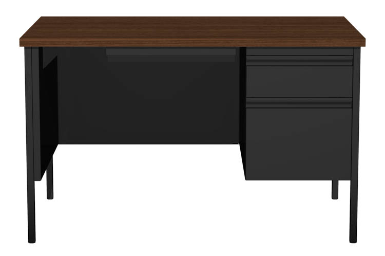 30 x 48 Single Pedestal Desk by Hirsh Industries