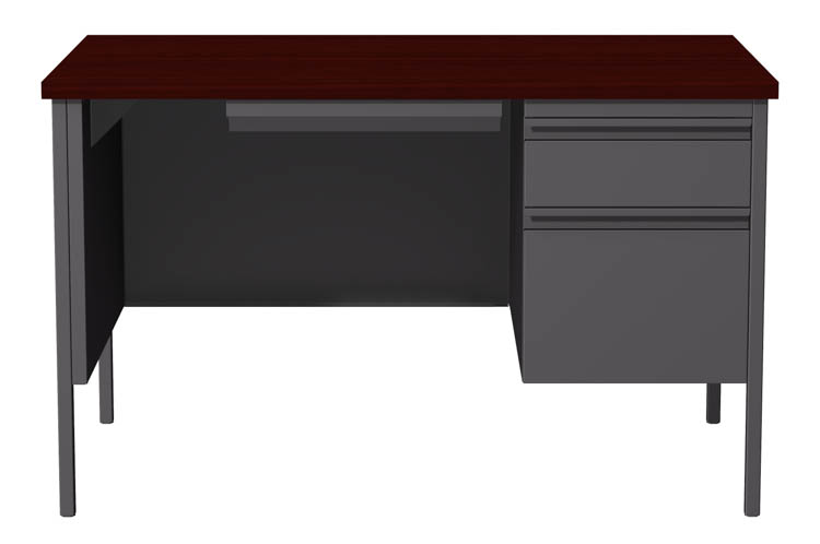 30 x 48 Single Pedestal Desk by Hirsh Industries