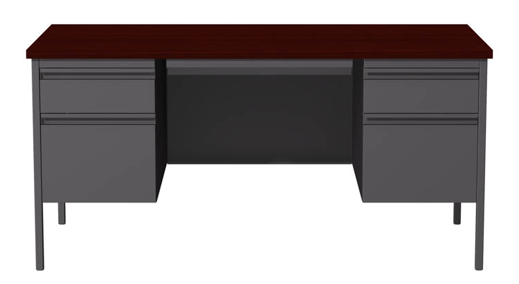 30 X 60 Double Pedestal Desk by Hirsh Industries