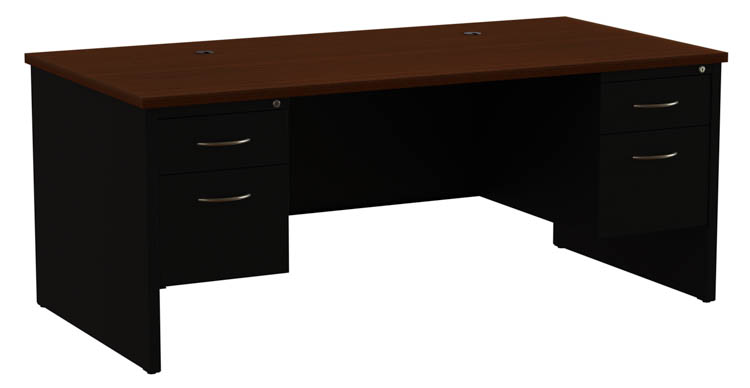 36x72 Double Pedestal Desk by Hirsh Industries