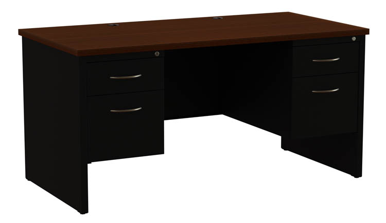30x60 Double Pedestal Desk by Hirsh Industries