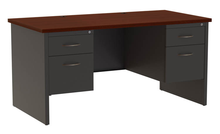 30x60 Double Pedestal Desk by Hirsh Industries