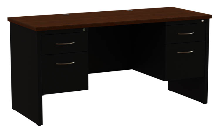 60 W Double Pedestal Credenza by Hirsh Industries