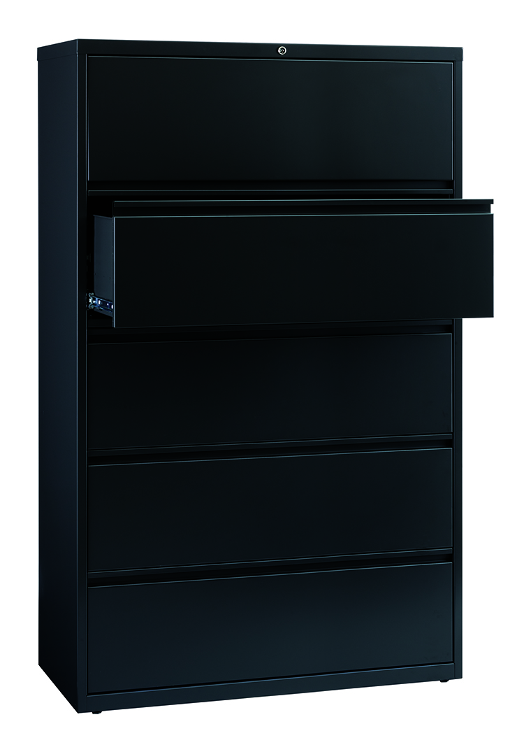 42in W Five Drawer Lateral File by Hirsh Industries