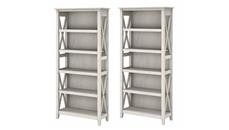 Bookcases Bush Furniture 5 Shelf Bookcase (Set of 2)