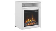 Electric Fireplaces Bush Furniture 24in W Electric Fireplace with Shelf