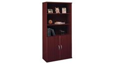 Bookcases Bush Furniture Open Double Bookcase with Doors