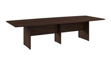 Conference Tables Bush Furniture 10ft W x 48in D Boat Shaped Conference Table with Wood Base