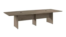 Conference Tables Bush Furniture 10ft W x 48in D Boat Shaped Conference Table with Wood Base