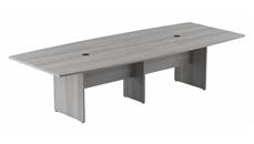Conference Tables Bush Furniture 10ft W x 48in D Boat Shaped Conference Table with Wood Base