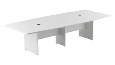 Conference Tables Bush Furniture 10ft W x 48in D Boat Shaped Conference Table with Wood Base