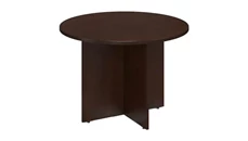 Conference Tables Bush Furniture 42in W Round Conference Table with Wood Base