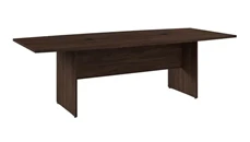 Conference Tables Bush Furniture 8ft W x 42in D Boat Shaped Conference Table with Wood Base