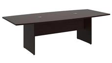 Conference Tables Bush Furniture 8ft W x 42in D Boat Shaped Conference Table with Wood Base