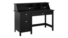 Stand-Alone Single Pedestal Desks Bush Furniture Computer Desk with 2 Drawer Pedestal and Organizer