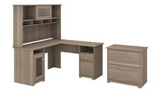 L Shaped Desks with Hutch Bush Furniture 60in W L-Shaped Computer Desk with Hutch and Lateral File