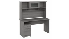 Stand-Alone Desks with Hutch Bush Furniture 60in W Computer Desk with Hutch and Drawers