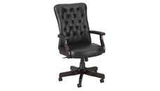 Executive Desk Chairs Bush Furniture High Back Tufted Office Chair with Arms