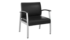 Lobby & Guest Chairs - Metal Bush Furniture Bariatric Waiting Room Guest Chair with Arms