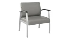 Lobby & Guest Chairs - Metal Bush Furniture Bariatric Waiting Room Guest Chair with Arms
