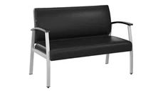 Loveseats Bush Furniture Waiting Room Loveseat with Arms