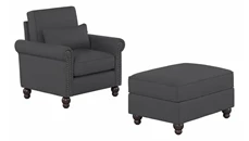 Accent Chairs Bush Furniture Accent Chair with Ottoman Set