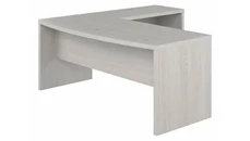 L Shaped Desk Shells Bush Furniture 72in W Bow Front L-Shaped Desk