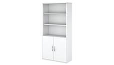Standard Bookcases Bush Furniture 5 Shelf Bookcase with Doors