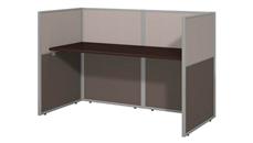 Cubicles Bush Furniture 60in W Cubicle Desk Workstation with 45in H Closed Panels