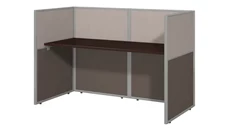 Cubicles Bush Furniture 60in W Cubicle Desk Workstation with 45in H Closed Panels