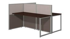 Cubicles Bush Furniture 60in W 2 Person Straight Desk Open Office with 45in H Panels