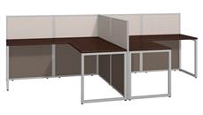 Cubicles Bush Furniture 60in W 2 Person L-Desk Open Office with 45in H Panels
