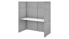 Cubicles Bush Furniture 60in W Cubicle Desk Workstation with 66in H Closed Panels
