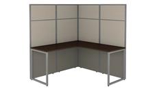 Cubicles Bush Furniture 60in W L-Shaped Cubicle Desk Workstation with 66in H Panels