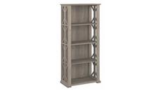 Standard Bookcases Bush Furniture 4 Shelf Farmhouse Bookcase