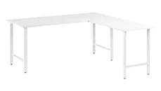 L Shaped Desk Shells Bush Furniture 72in W x 24in D L-Shaped Computer Desk with Metal Legs