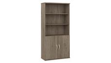 Standard Bookcases Bush Furniture Tall 5 Shelf Bookcase with Doors