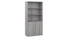Standard Bookcases Bush Furniture Tall 5 Shelf Bookcase with Doors